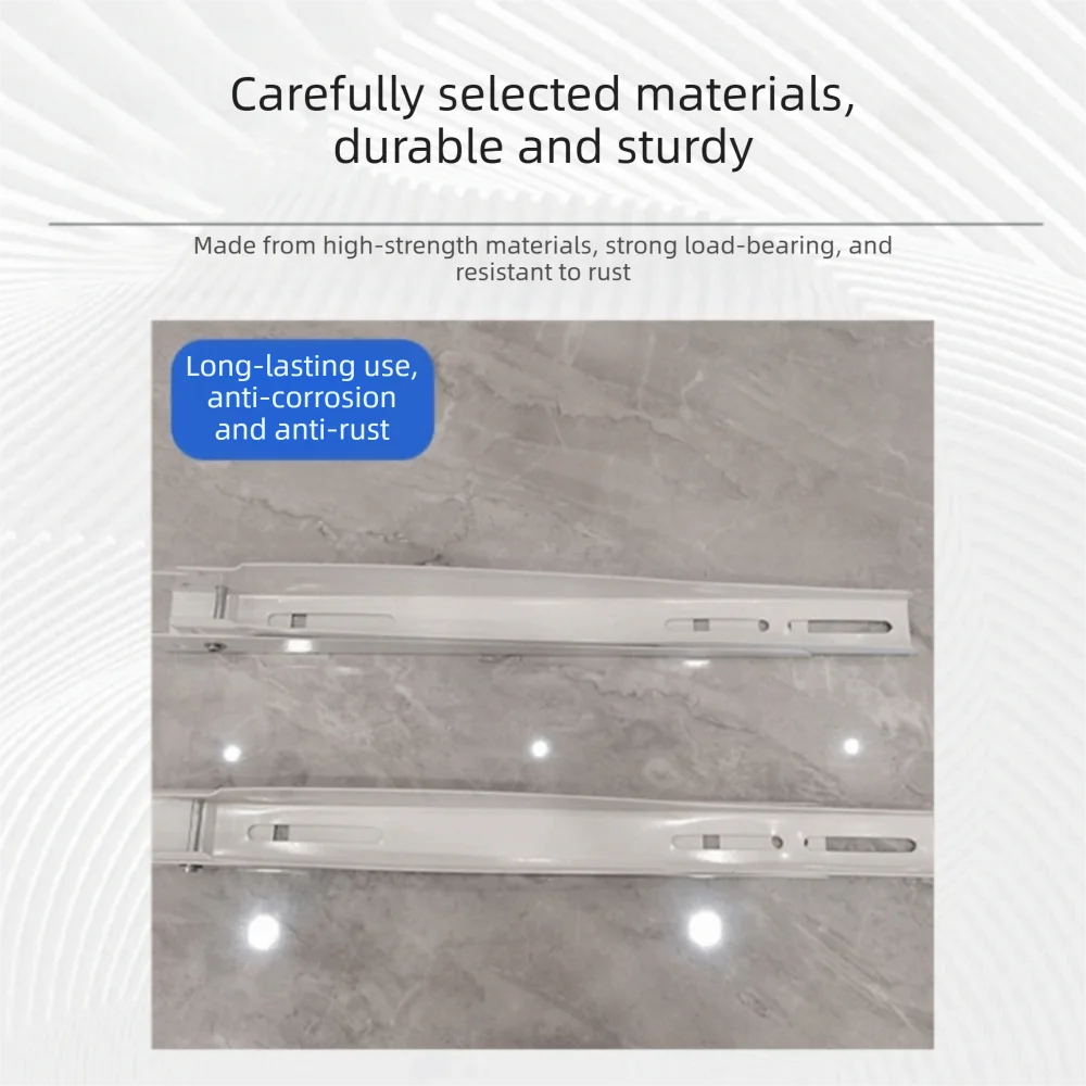 Split Wall-Mounted Bracket Heavy Duty Thickened Hanging Rack Foldable Universal Support Bracket Outdoor Unit