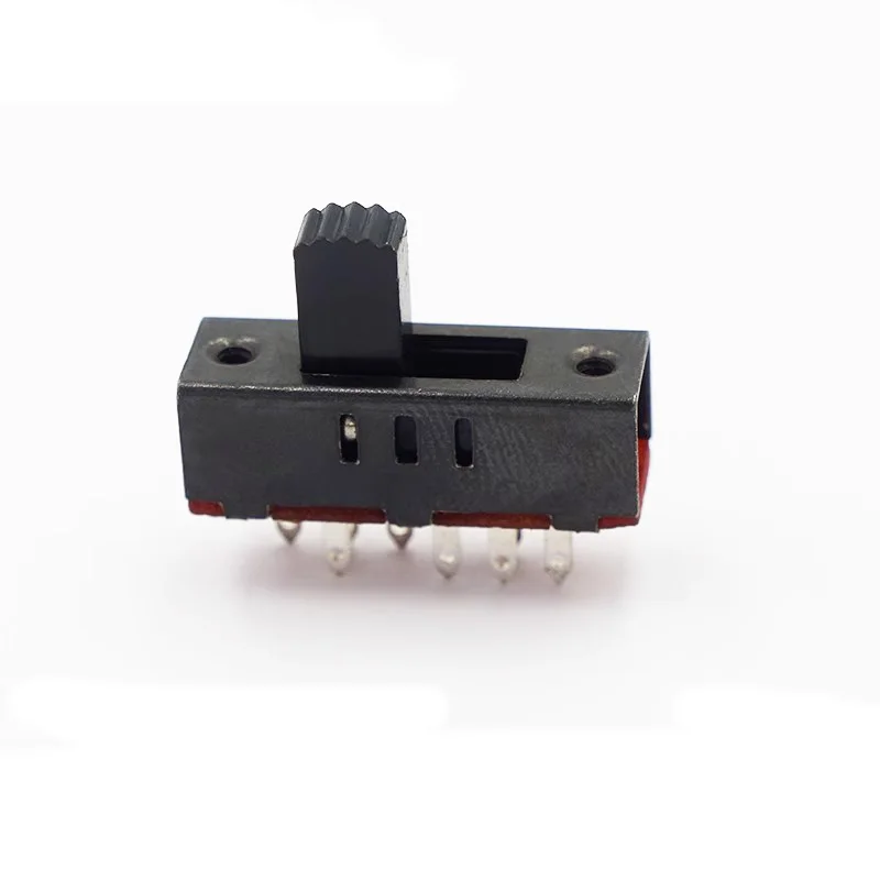 5PCS/LOT SS-23F02 toggle switch 3-position 8-pin vertical high-current sliding switch audio power amplifier power switch