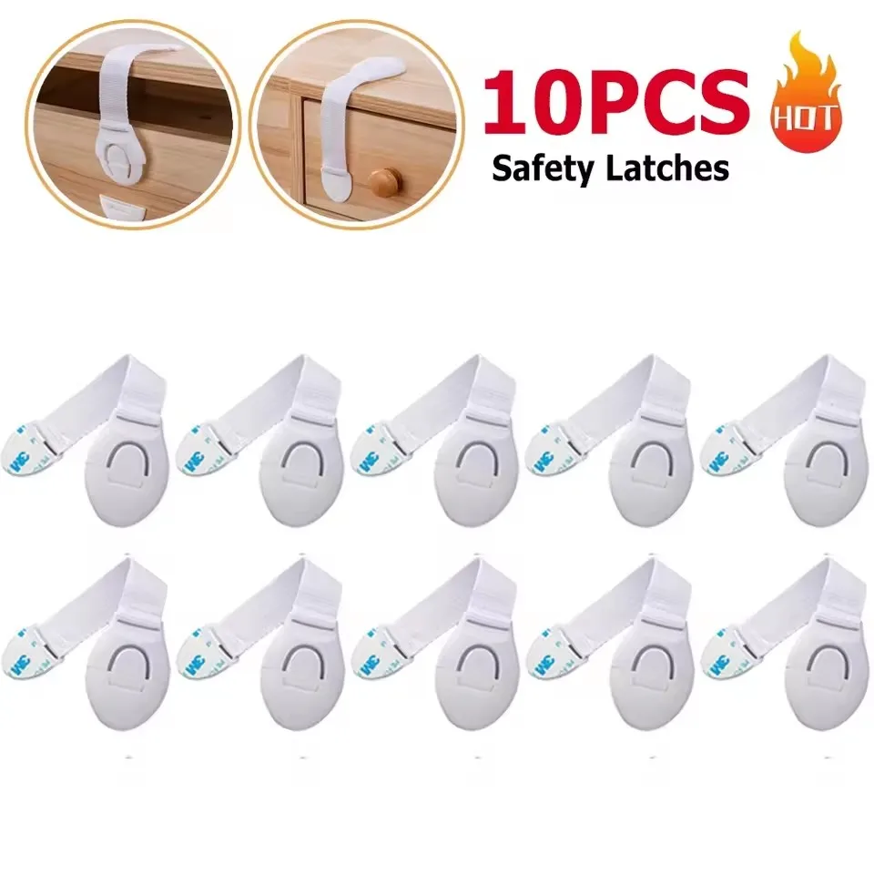 

10/20PCS Child Safety Cabinet Lock Baby Security Protection Drawer Door Cabinet Lock Plastic Protection Kids Safety Door Lock