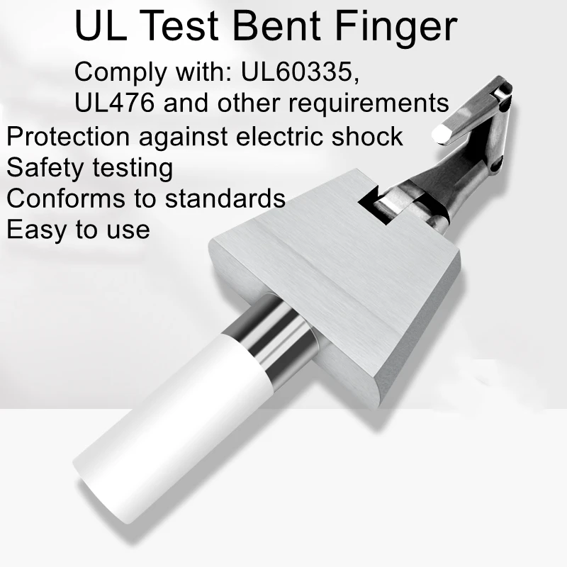 

UL Test Bent Finger/Straight Finger PA100 Articulated Fit Test Finger UL60335/476/1026/1278 Safety Regulations