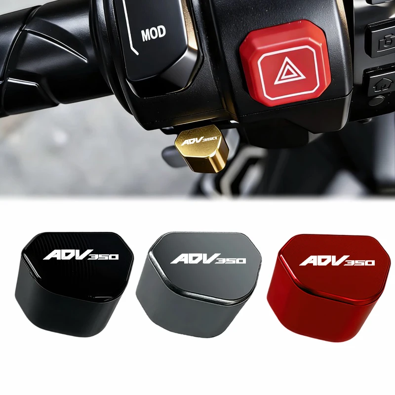 

Новая алюминиевая кнопка-переключатель для мотоцикла Honda ADV350 350ADV ADV 350 2021-2026, для управления сигналами поворота и ключом зажигания, обработанная на ЧПУ