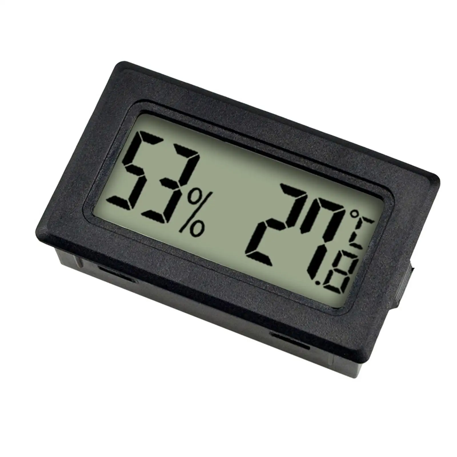 Kompakter Innenraum-Temperatur- und Feuchtigkeitssensor, Mini-Digital-LCD-Display, Thermo-Hygrometer, leichtes, praktisches Klimamessgerät, präziser Luftkonditionierungs-Detektor, Zubehör für