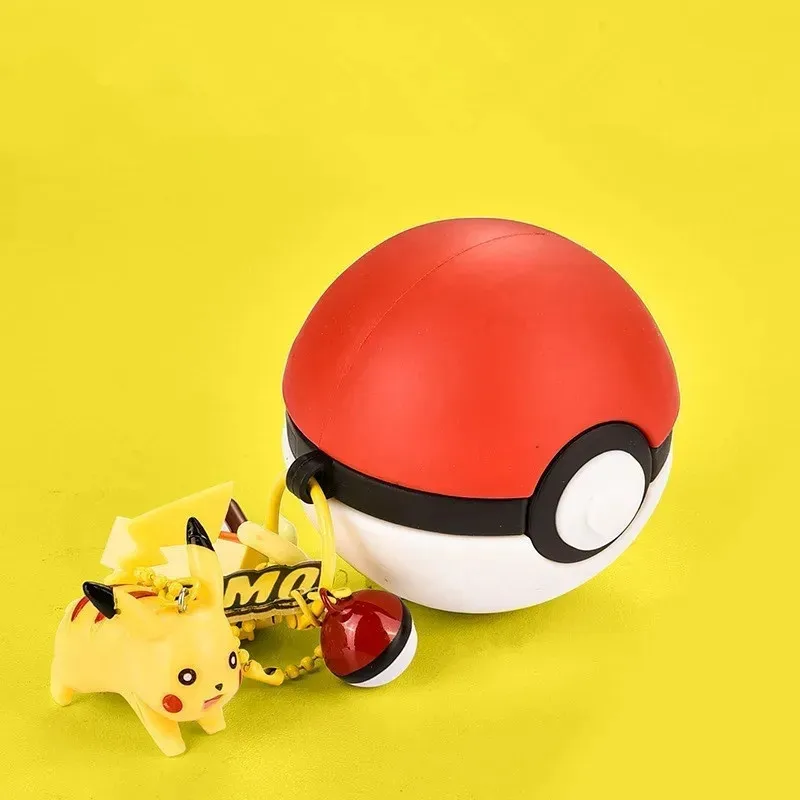 MINISO Pokemon Anime Pikachu custodia per auricolari per Samsung Buds Live/Pro/2 custodia protettiva per auricolari Wireless in Silicone con portachiavi