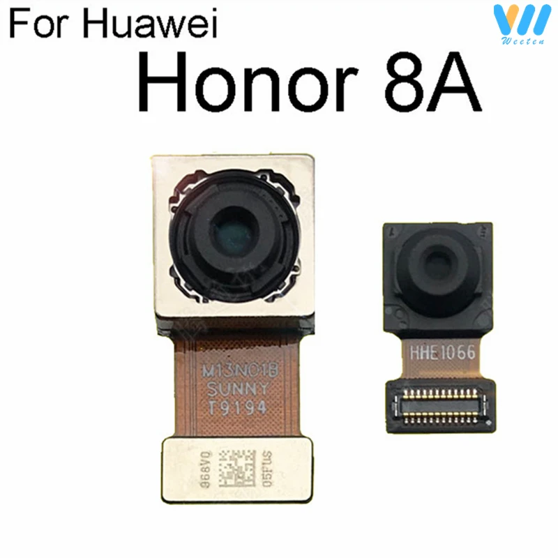 For Huawei Honor 8 8X 8C 8A 8Pro 8X-MAX Front Rear Camera Back Big Front Facing Small Camera Flex Ribbon Cable Replacement Parts