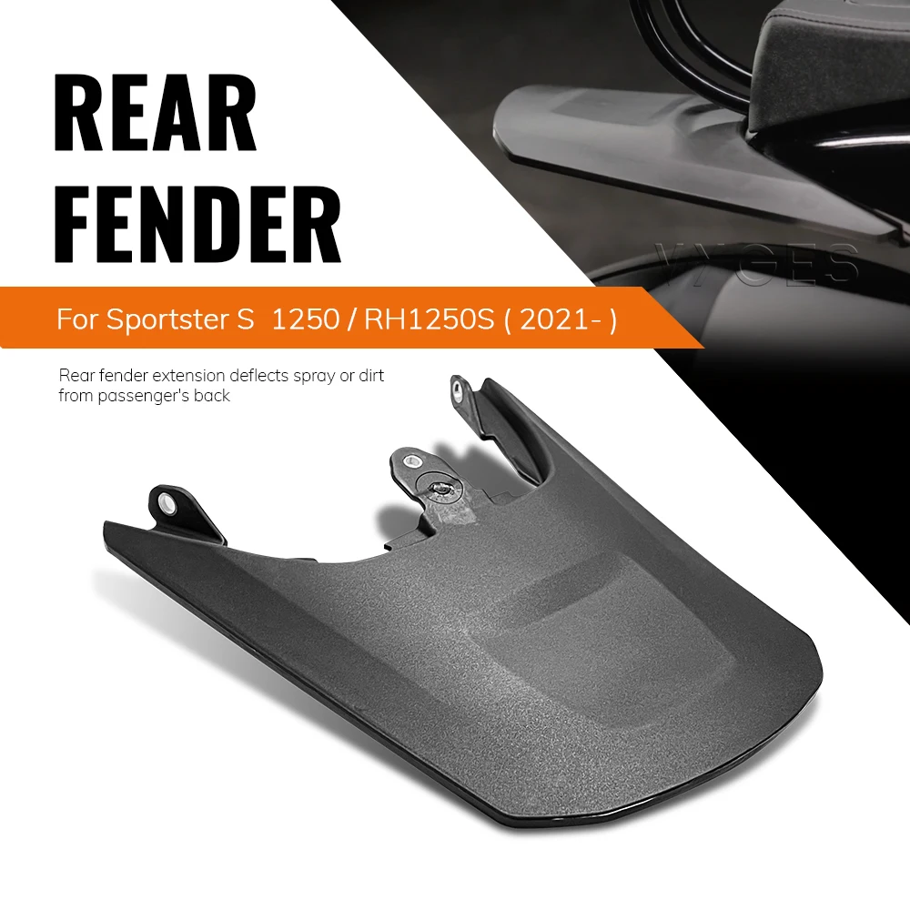Guardabarros trasero para motocicleta Sportster S 1250 RH1250 RH1250S 2021 2022 2023 2024, guardabarros de extensión, protector contra salpicaduras