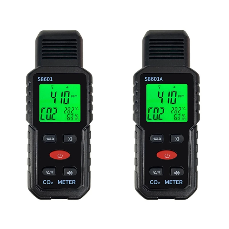 3 In 1 CO2 Meter Air Quality Monitor Handheld 5000Ppm CO2 Monitor Measurement Carbon Dioxide ℃/℉