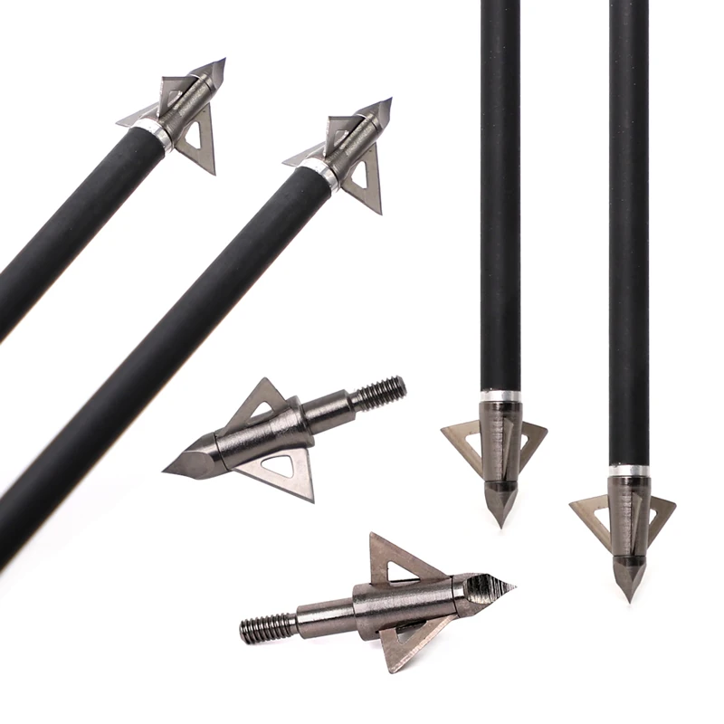 

6/12pcs Arrow Head 100grain 125 grain Arrow Point Tips For Compound /Recurve Bow and Arrow Accessories