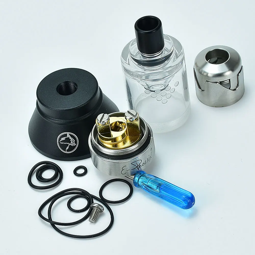 وولفكولي Vape-قابلة لإعادة البناء خزان Vape البخاخة ، لفائف واحدة ، إعصار جونيور ، هيئة الطرق والمواصلات مقابل Kayfun X MTL هيئة الطرق والمواصلات ، 316ss ، 2 مللي ، 22 مللي متر