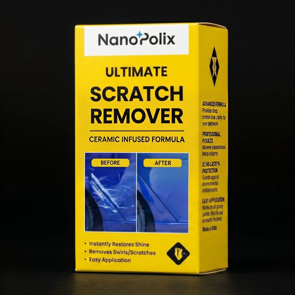 Scratch Remover Car Paint Repair Paste for Light Scratches Swirls Marks Scuff Water Spots Polishing Compound Restores Shine