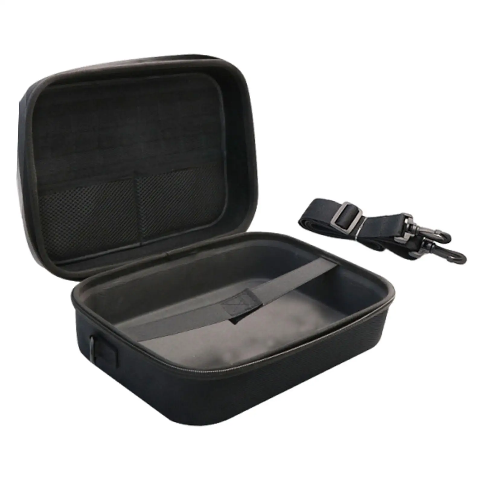 

Hard Case for Smart Nebulizers Zipper Closure Organizer Accessories Large Capacity Black Carrying Case Nebulizers Storage Bag