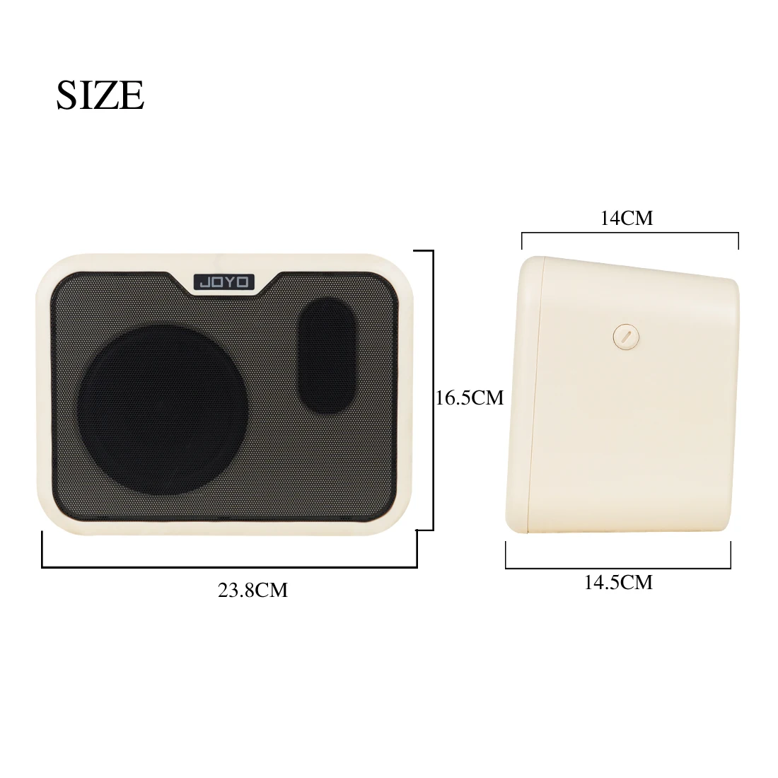 JOYO MA-10B مضخم صوت جهير صغير 10 وات مضخم صوت ومكبر صوت ثنائي القناة أدوات ممارسة الجيتار