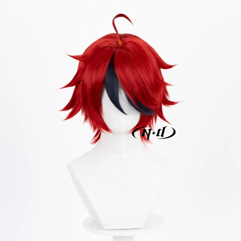 ND Brand Sumino Takuumi The Hundred Line Last Defense Academy Cosplay Wigs Hair Hairpiece for Comic-con Cosplayer Halloween