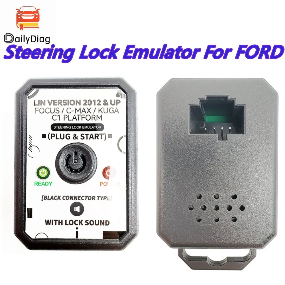 

Hot Sale Steering Lock Simulator For Ford Focus C-Max Kuga C1 Platform 2012 & UP Emulator With Lock Sound Best Quality