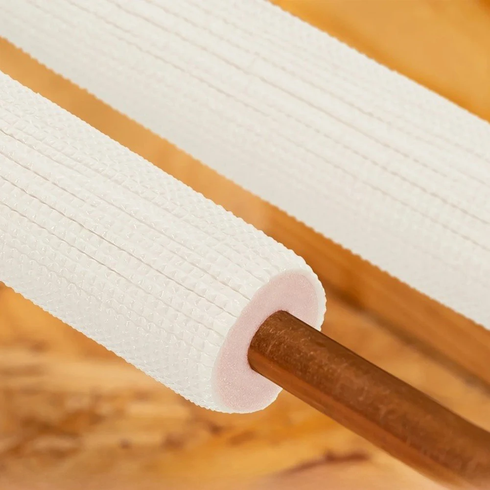 Dual Layer Foam Insulation Sleeve for AC Copper Pipes Provides Heat Resistance and Condensation Control in Humid Environments