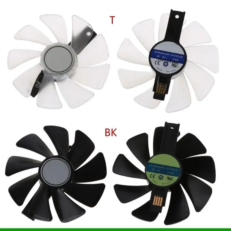 

U55C 95 мм CF1015H12D CF1010U12S 4PIN Фан -карт Охлаждающий вентилятор для RX470