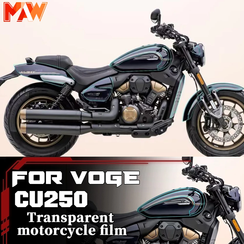 VOGE CU250 Self Healing Invisible Wrap Tank Surface Anti-Scratch Waterproof Decor Sticker Accessories