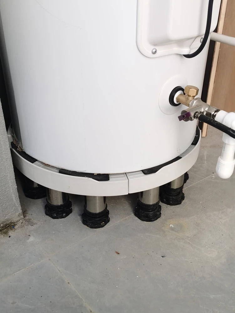 adjustable-height-200l-water-tank-base-stand-round-expansion-bracket-fixed-support-frame-for-air-source-heat-pump-water-heater