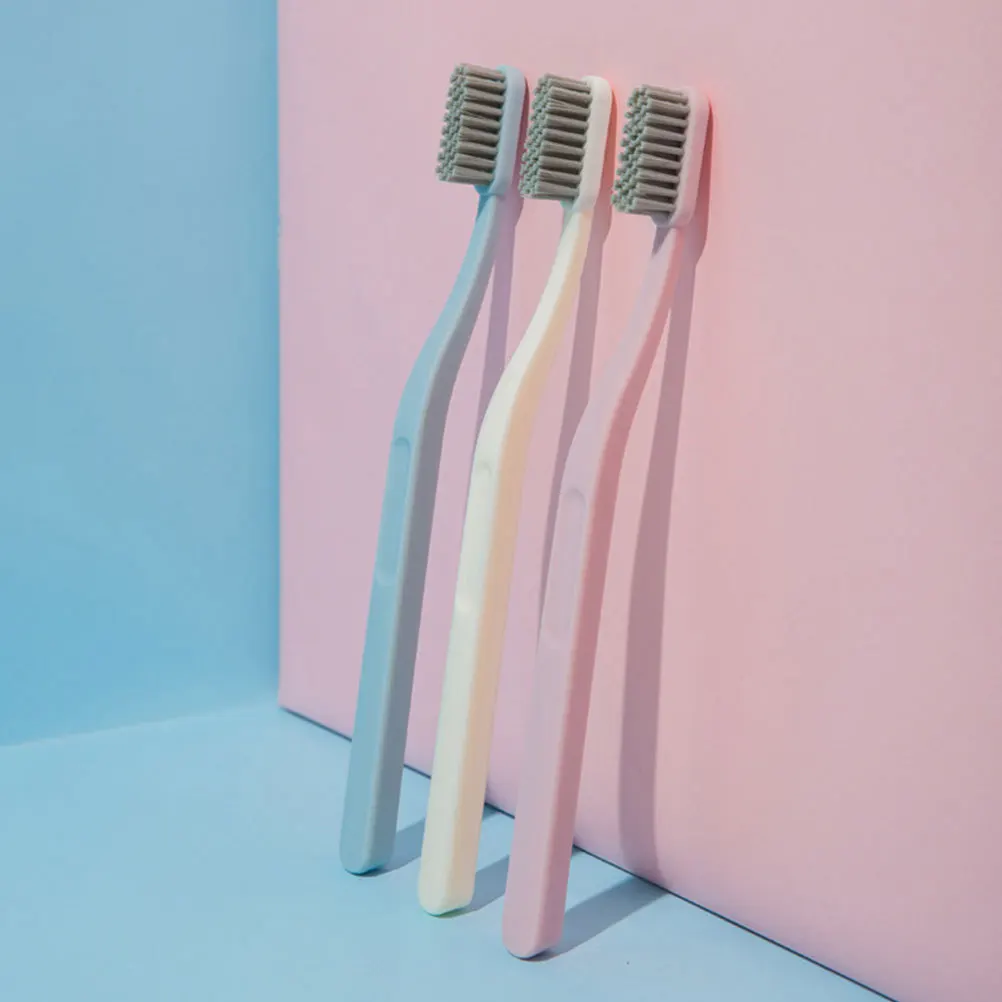 

6Pcs Adults Toothbrushes Hard Hair Manual Cleaning Brushes Portable Dental Care Tools Fine Workmanship Adults Toothbrushes