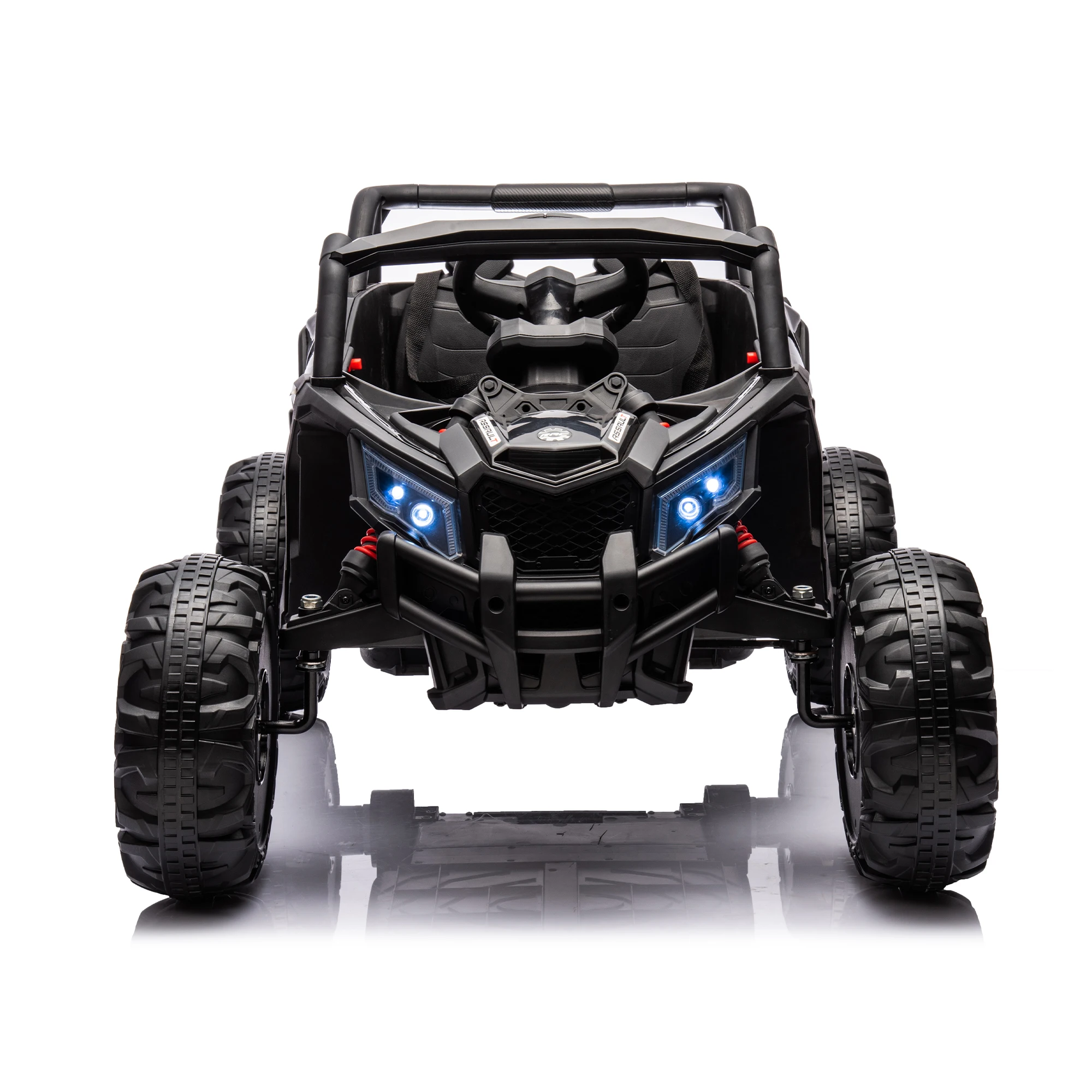 12V Ride On Car with Remote Control,UTV ride on for kid   3-Point Safety Harness, Music Player