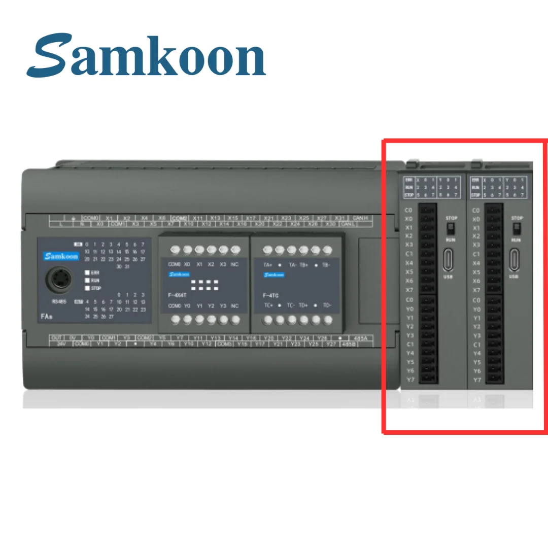 Samkoon Uitbreidingskaart PLC Module Plugin Module RS485 |   Transistor |   Digitale ingangsuitgang