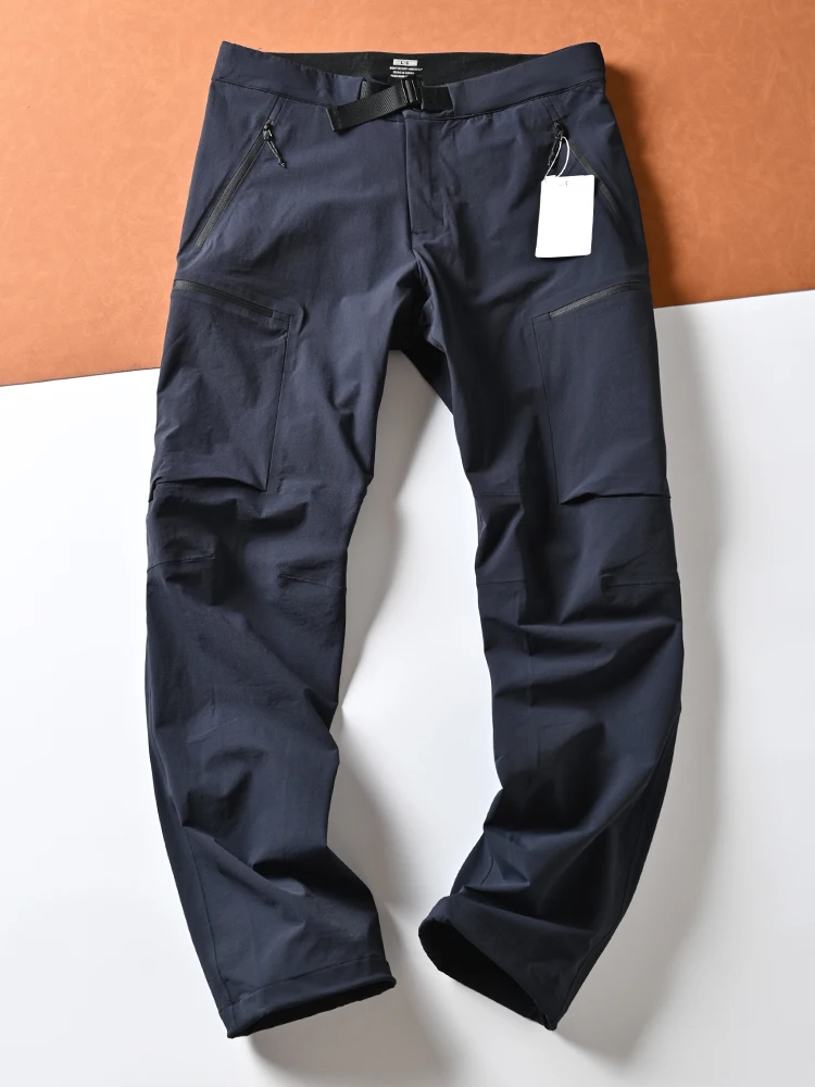 

Мужские уличные брюки свободного кроя с прямыми штанинами, повседневные, модные, в городском стиле, осенние, стандартной толщины