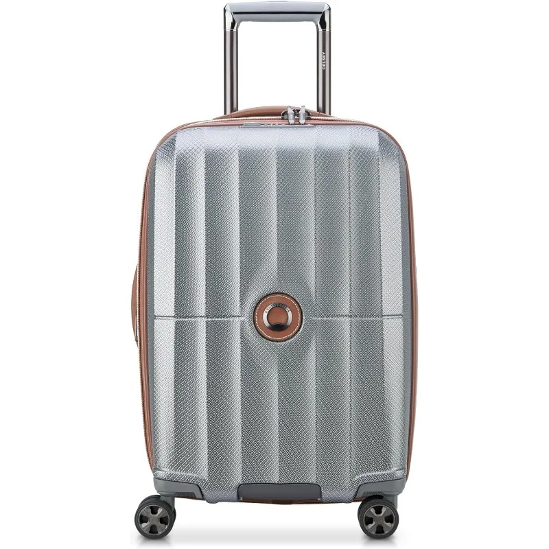 Paris St. Tropez Hardside Expandable Luggage with Spinner Wheels, Black, Carry-on 21 Inch