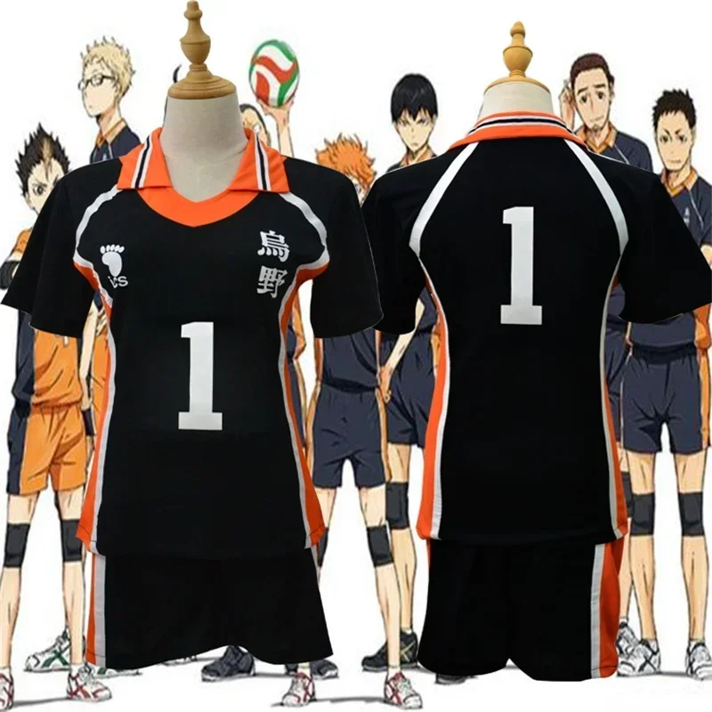 9 أنماط أزياء Haikyuu التأثيرية Karasuno المدرسة الثانوية للكرة الطائرة نادي هيناتا شويو ملابس رياضية الفانيلة الموحدة