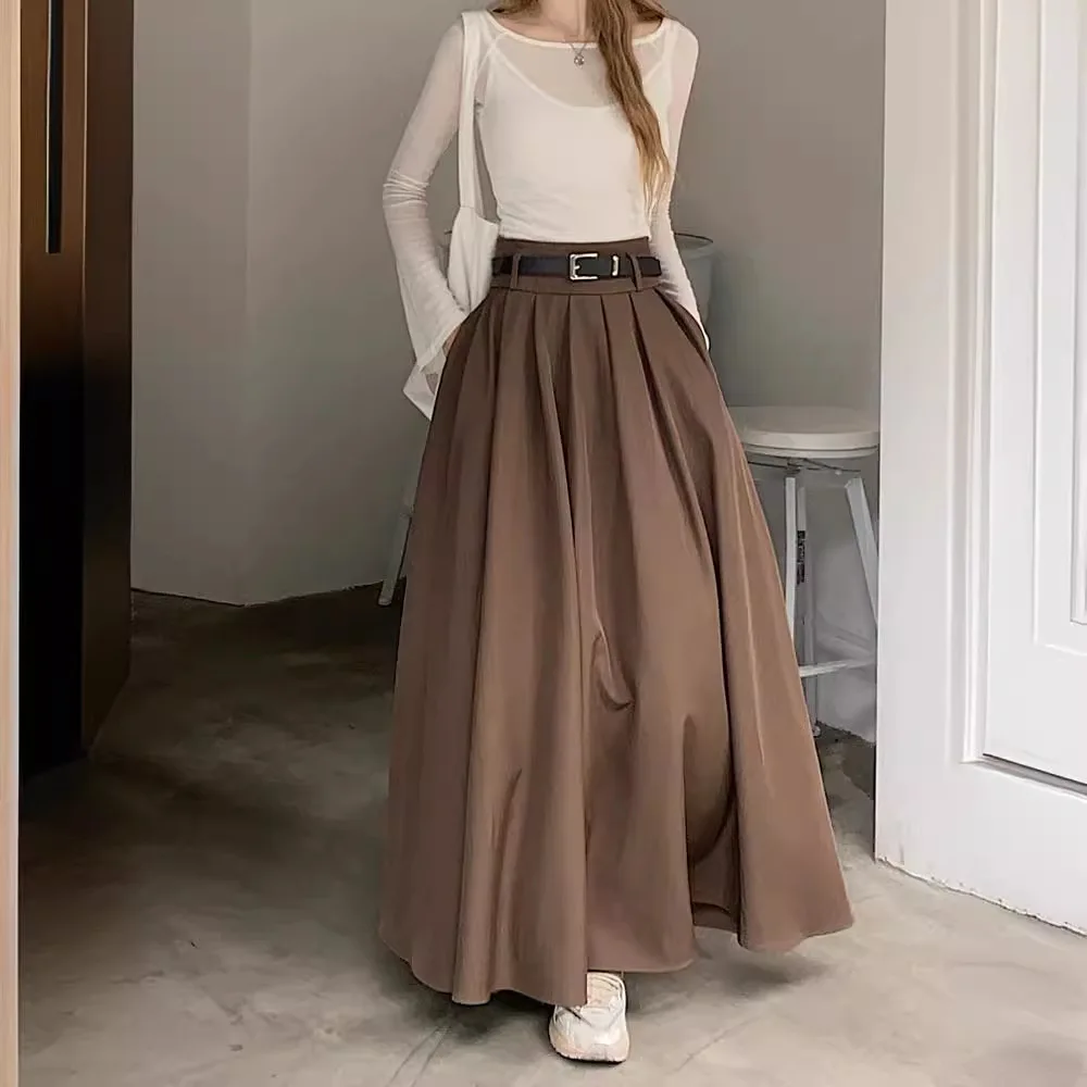 

Womens Half Skirt 2026 Early Spring New Korean Version Suit Half Skirt Casual Fashion Daily Stylish Versatile Wear