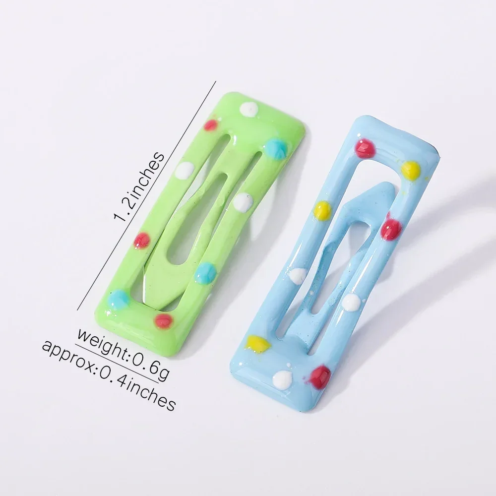 6/10 pièces nouveau-né dessin animé coeur Type métal bonbons BB Clips filles épingles à cheveux pince à cheveux enfants chapeaux Barrettes bébé cheveux accessoires