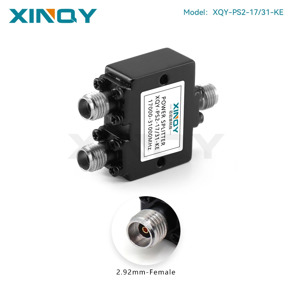 XINQY 17000-31000MHz 2.92mm Millimeter Wave Microstrip Power Splitter, 1:2 Power Splitter/Combiner