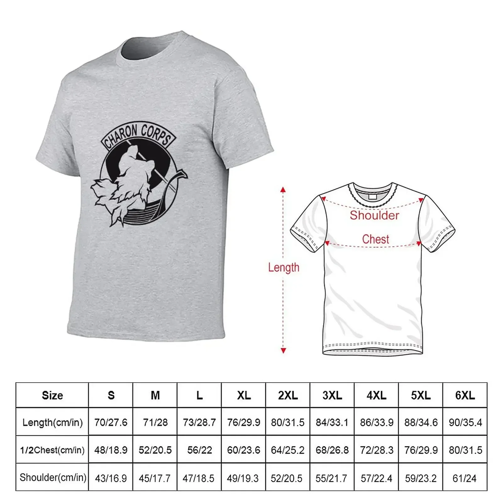 Gear Survive Charon Corps logo T-Shirt cute clothes tees anime mens workout shirts