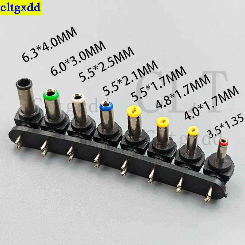 Cltgxdd 1 Piece 90 Degree 2 PIN Plug Charger Head AC/DC Power Adapter 5.5x2.5/4.0x1.7/3.5x1.35mm Suitable for Lenovo Asus Laptop