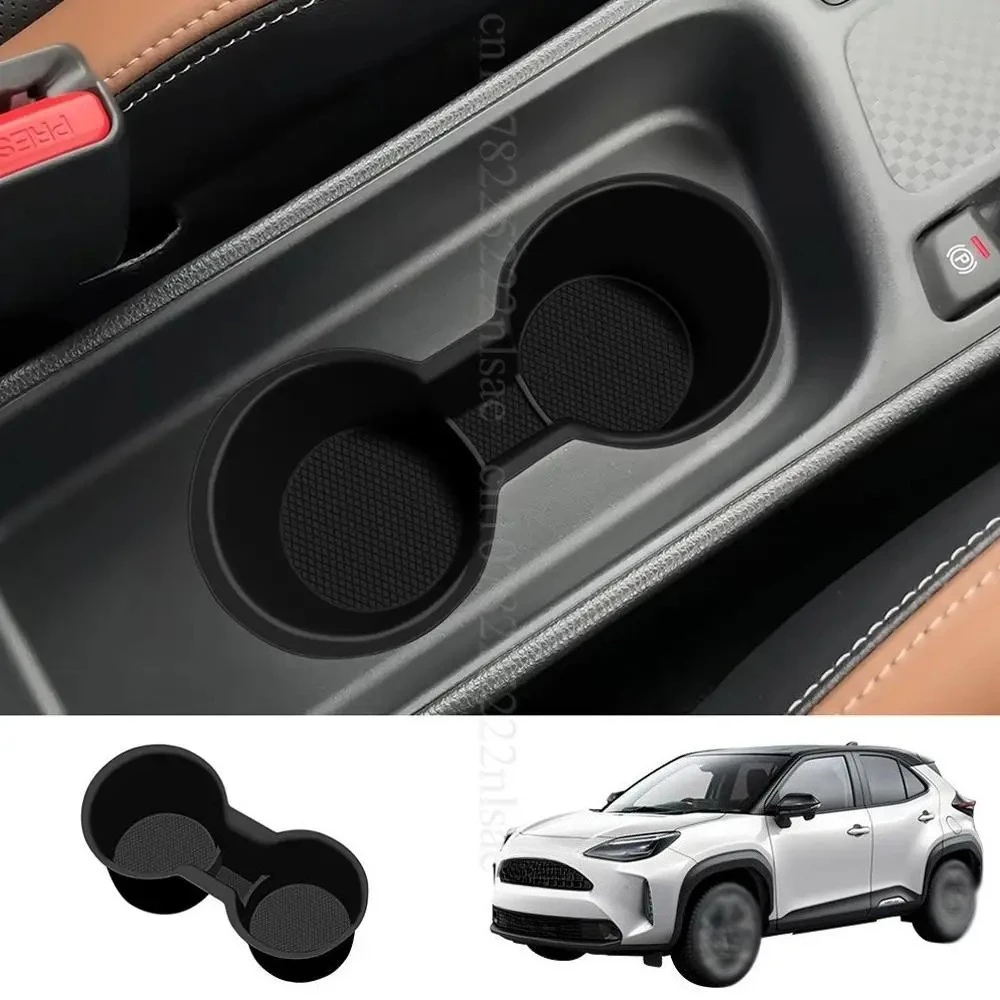 

For Toyota Yaris Cross Silicone Center Console Cup Drink Organizer Durable Cup Holder Insert for Toyota Yaris Cross Accessories