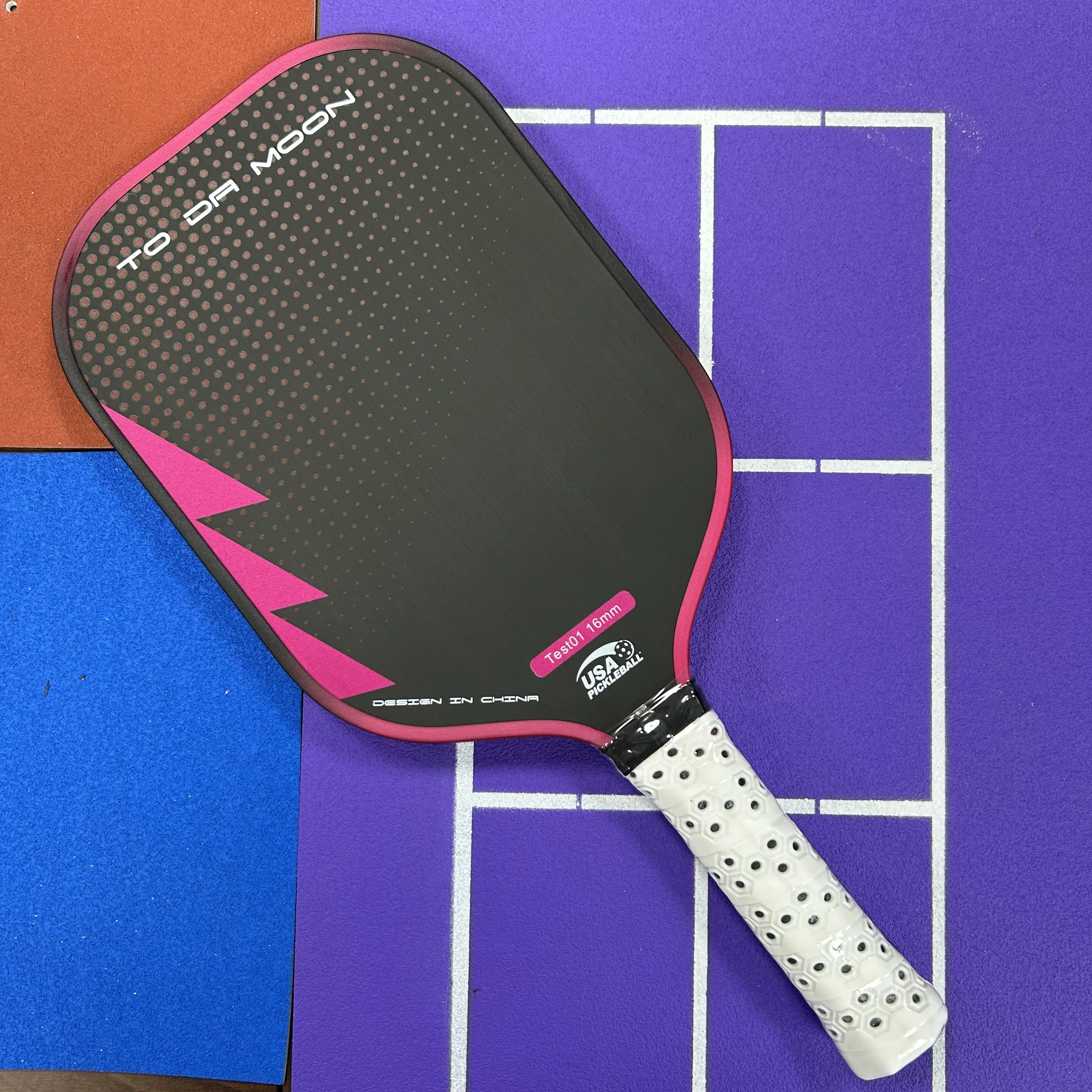 

Hot Selling 16MM Custom T700 Carbon Fiber Gen4 Core Burst Hot Press Suitable for Training and Competition Pickleball Paddle