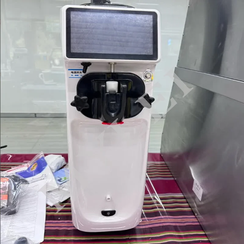 Commercial Soft Serve Ice Cream Machine Automatic Single Head Countertop for Stalls Night Market