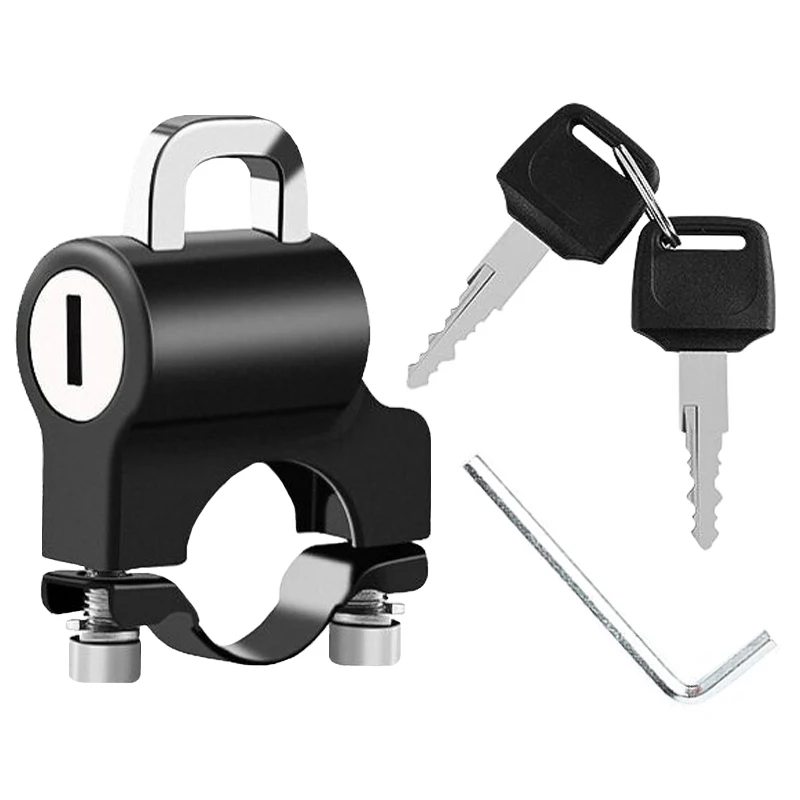 Motorcycle Helmet Lock Anti-Theft Fixed Lock Metal Multi-function Universal Bicycle Bike Anti-theft Security Moto Accessories