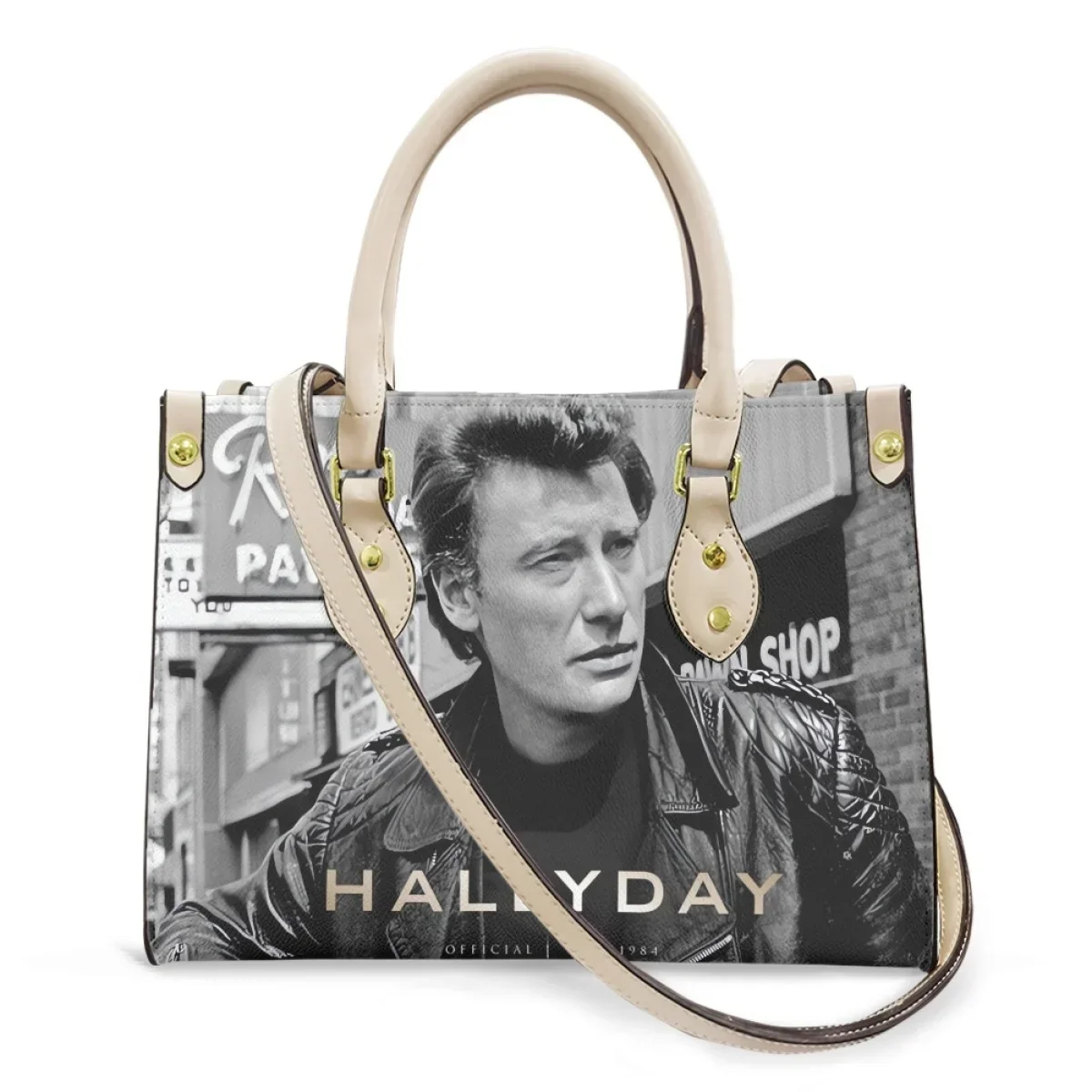 Johnny Hallyday borse da donna Outdoor Street Style Singer Bags marche famose di lusso femminile nuovo Designer personalizzato Sac A Mains Femme