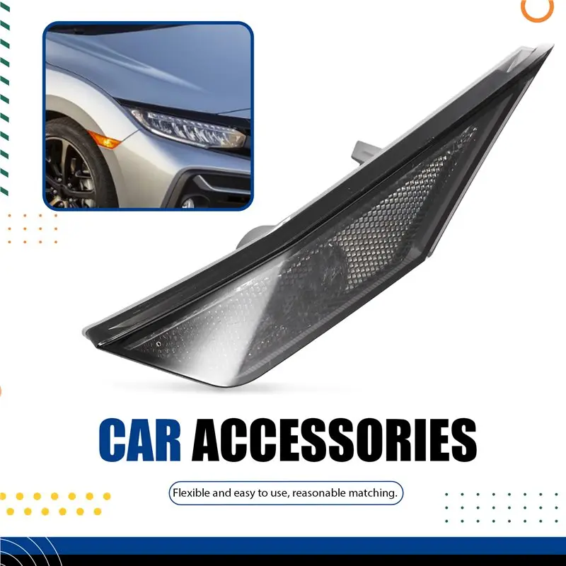 Side Light Turn Signal 2Pcs For Honda Civic Part Numbers 333850-TBA-A02 33800-TBA-A02-X59A
