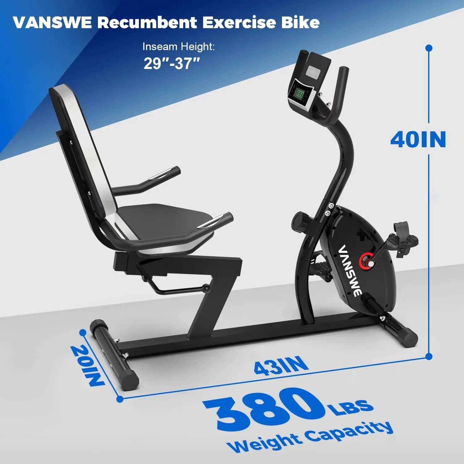 

Recumbent Exercise Bike for Adults bicicleta plegable exercise bike home gym