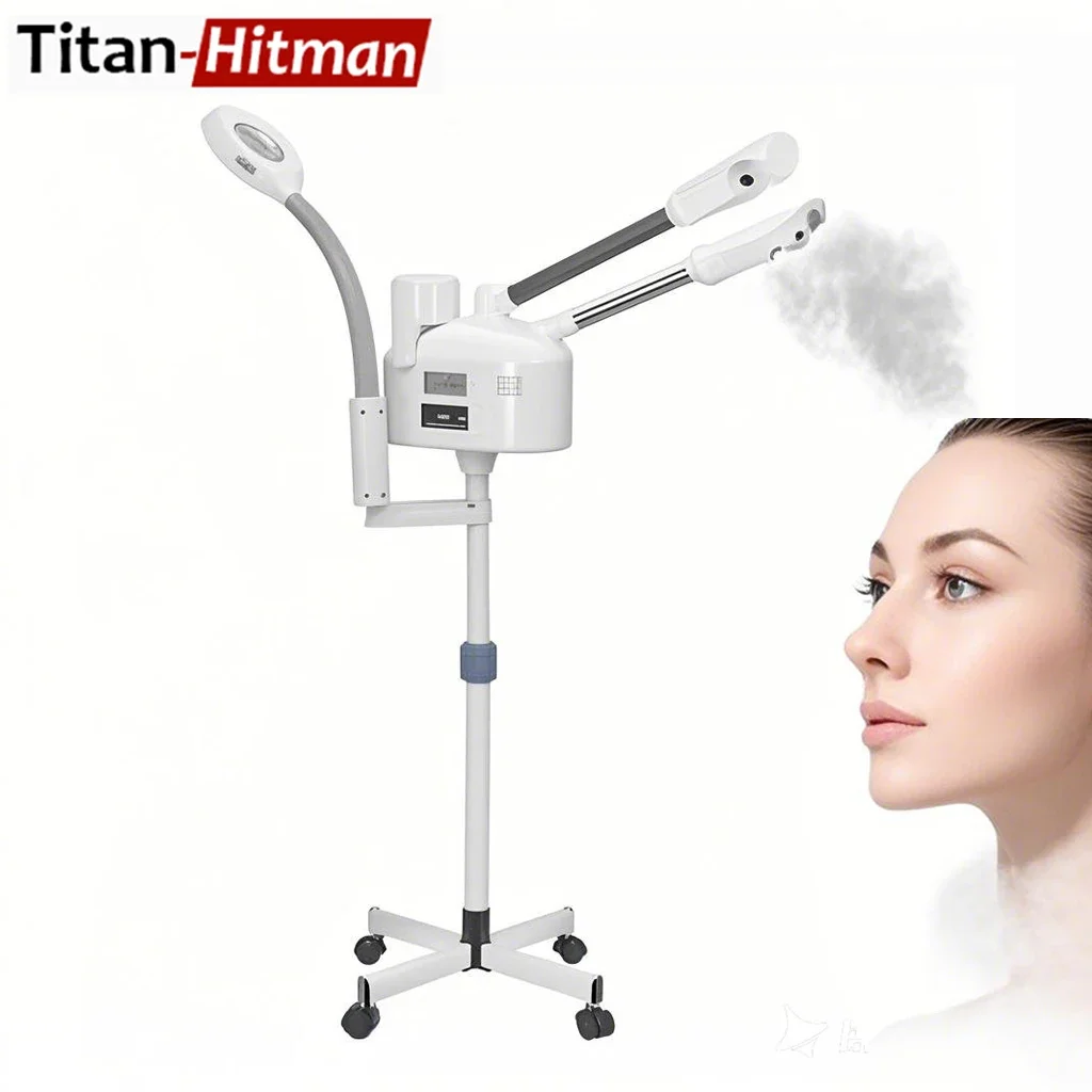 

Professional Beauty Face Steaming Instrument Hot And Cold Spray Generator 5-Fold Headlight Deep Cleaning Moisturizing For Beauty