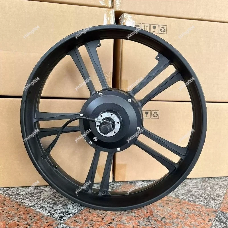 20‑Inch Integrated Snow Wheel Hub Motor 48V 750W With Hall Sensor Signal for Electric Snow Bike Replacement Part