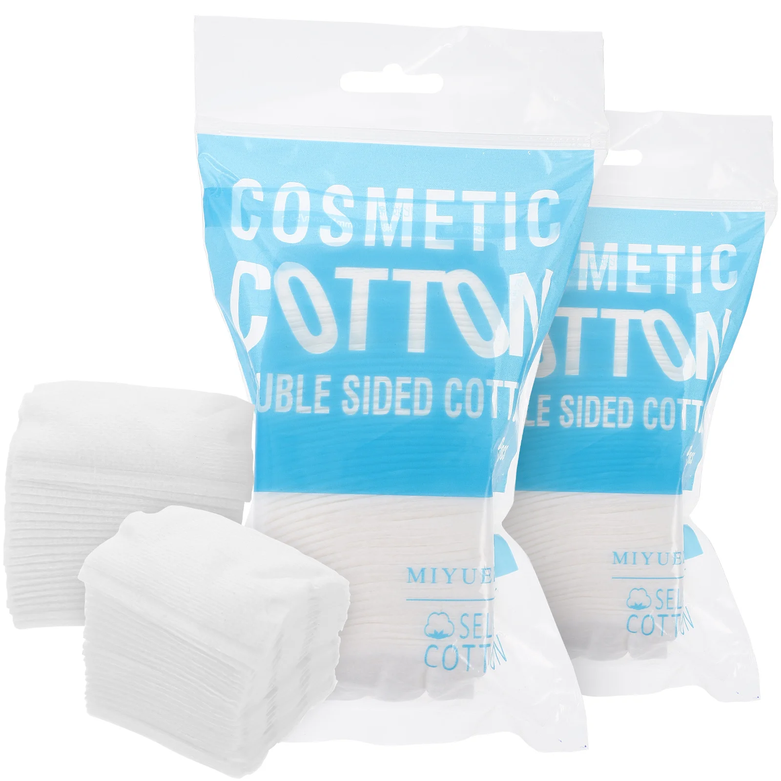 200 個パッドソフトフェイシャルコットンメイク落としスキンケアトナーアプリケーター軽量ポータブル美容必需品メイクアップ