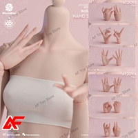 Worldbox AT209 1/6 Scale Female Hand Shape Model Body Accessories Fit 12'' AT201 AT202 AT203 AT206 Action Figure Body Doll