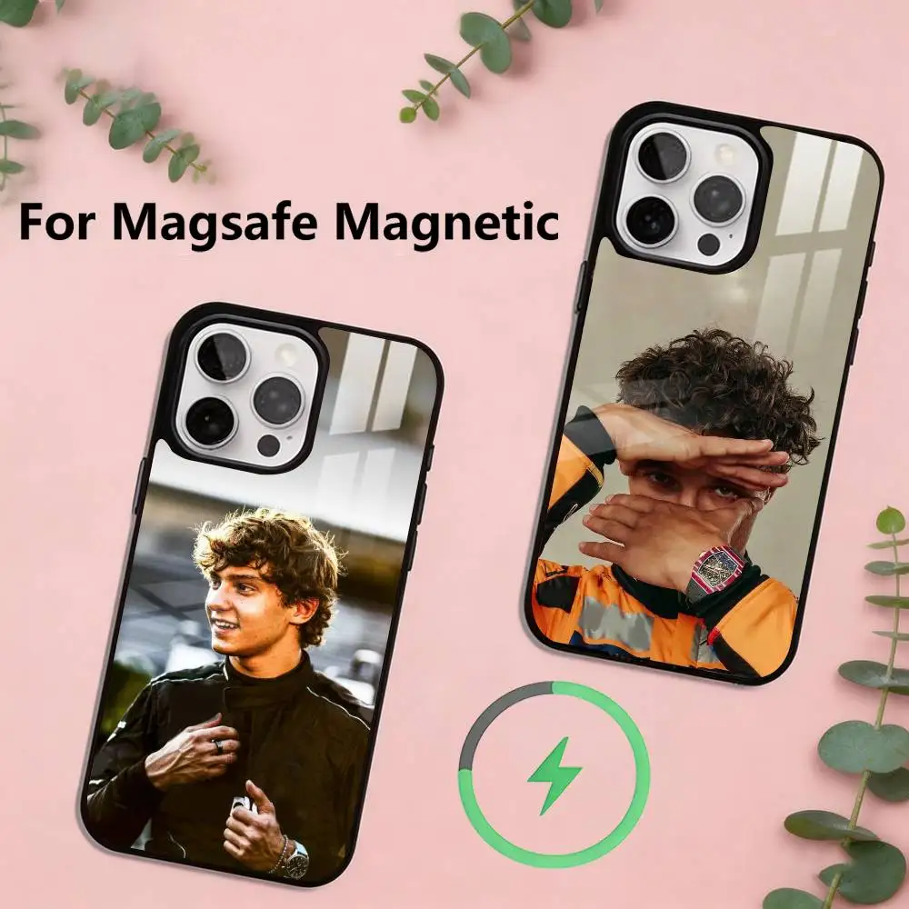 

Race car driver O-Oscar Piastri Phone Case For iPhone17,16,15,14,13,12,11 Plus,Pro Magnetic For Magsafe Wireless Charging