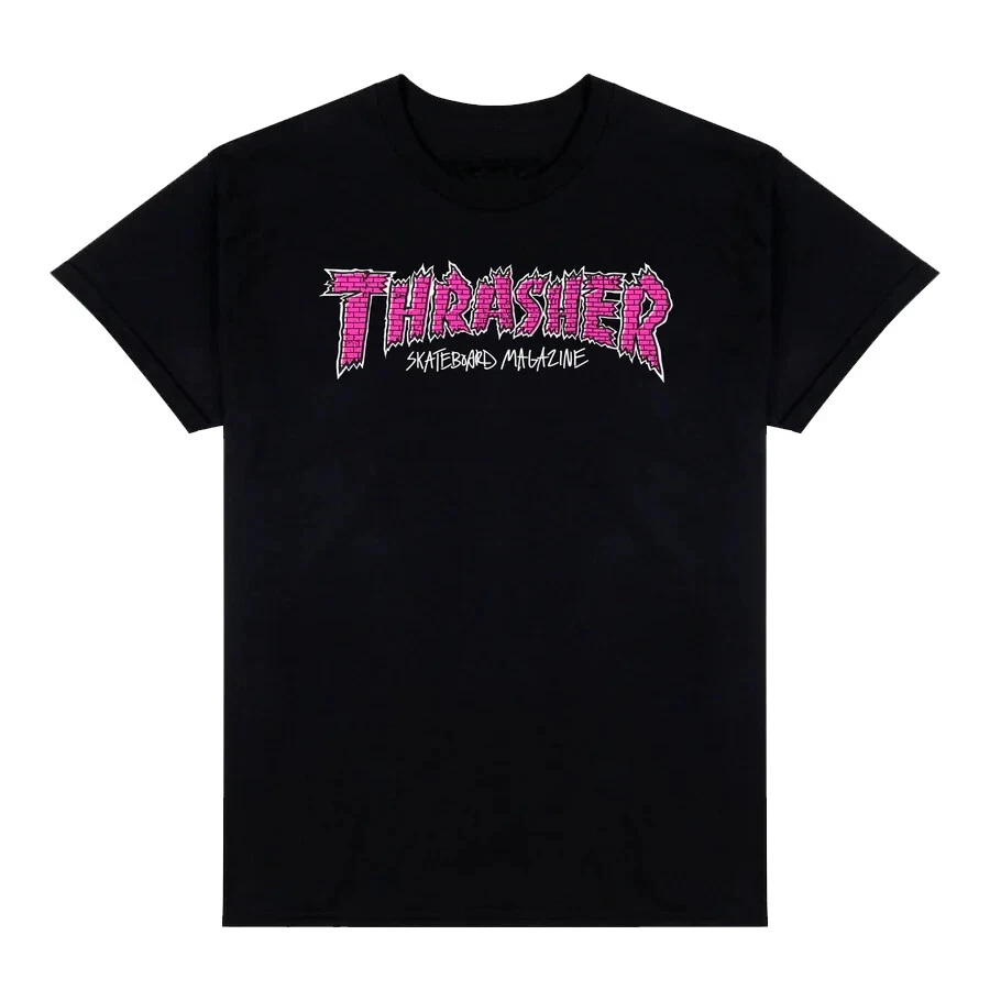 Rare Thra Magazine MEXICO REVISTA Sher LOGO Skateboard T-shirt Graphic Cotton High-end Luxury Unisex Style Both of Men and Women