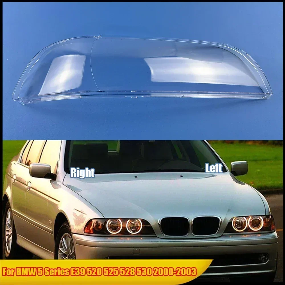 

Для BMW 5 серии E39 520 525 528 530 2000-2003 крышка фары прозрачный абажур абажур из плексигласа замена оригинальных линз