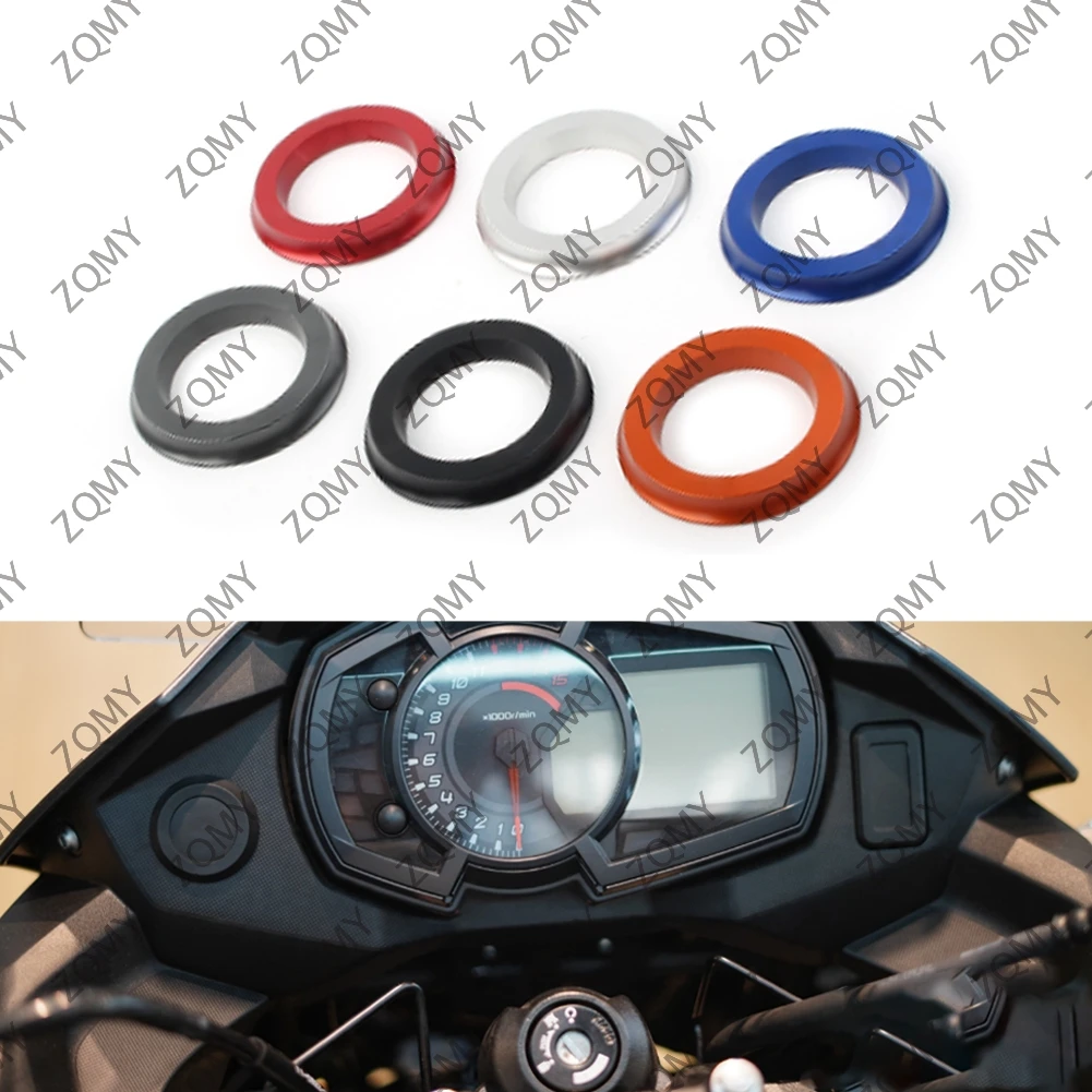 Motorcycle Ignition Switch Cover Ring CNC Accessories for Kawasaki Versys Versys-x 300 / ABS 2017 2018 2019