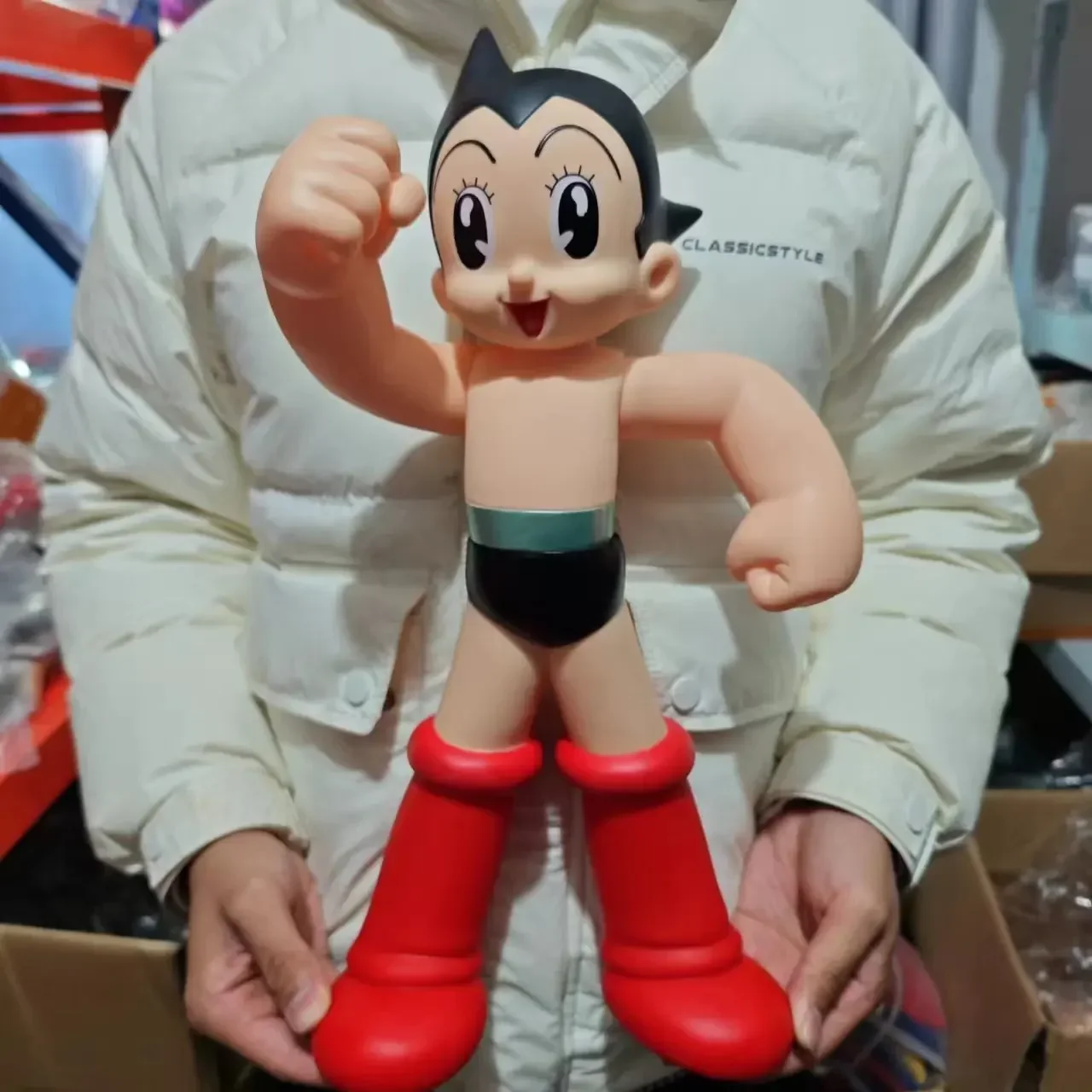40CM Large Anime AstroBoy Mighty Atom Figure Tetsuwan Atom Movable