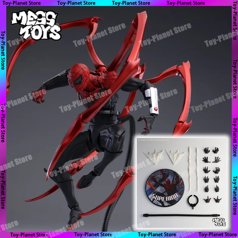 

Hot Mess Toys Superior Spider Man Doctor Octopus Peter Parker Messtoys Spiderman Neighbor Anime Action Figure Gifts Toys