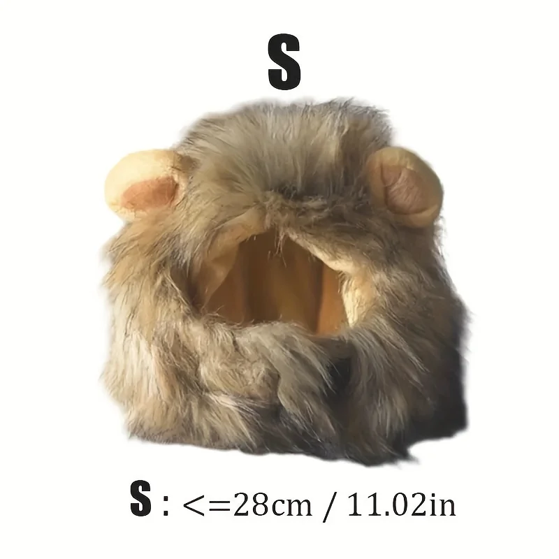 شعر مستعار أسود ماني قابل للتعديل ومريح ، شعر أنيق للحيوانات الأليفة ، هالوني ، عيد الميلاد ، حفل عيد الفصح ، غطاء رأس للقطط ، مجموعة واحدة